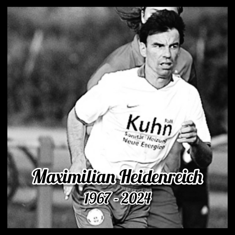 Der SV Blau-Weiß trauert um Maximilian Heidenreich