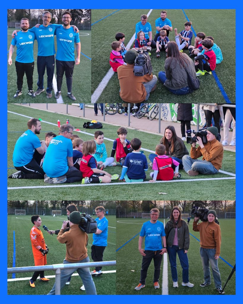 Diese Woche besuchte ein TV-Team des Südwestrundfunks (SWR) das Schönbergstadion, um über die altersübergreifenden Teams des SV Blau-Weiß zu berichten.