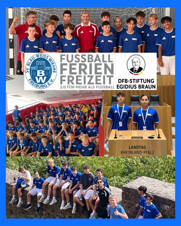 Blau-weiße Ferienfreizeit der DFB-Stiftung